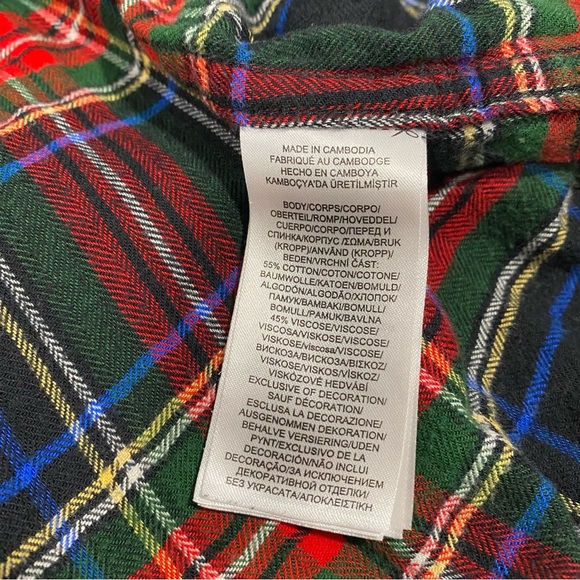 Plaid Pajamas Two Piece Lauren Ralph Lauren - Picture 6 of 10